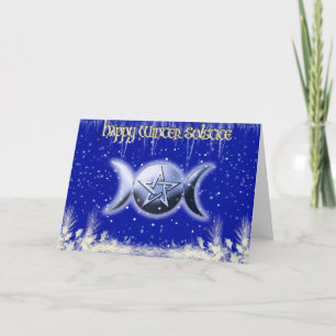 Cartão De Festividades Placa Solstício 1 de inverno