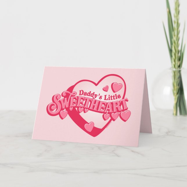 Cartão De Festividades Placa Sweet do pai (Frente)