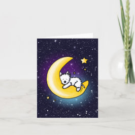 Cartão De Festividades Placa Terrier KiniArt Westie