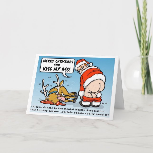 Cartão De Festividades Placa Vics xmas 2 (Frente)