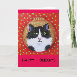 CARTÃO DE FESTIVIDADES PLACA XMAS DE FERIADO FELIZ