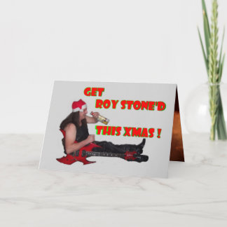 CARTÃO DE FESTIVIDADES PLACA XMAS DE ROY STONE WHISKY