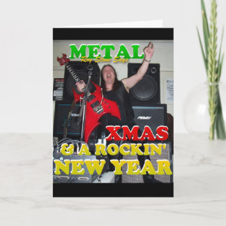 CARTÃO DE FESTIVIDADES PLACA XMAS ROY STONE