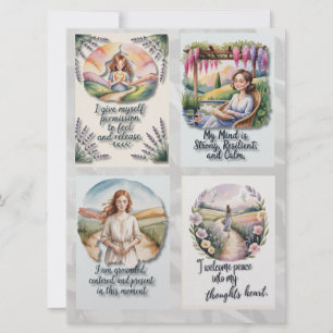 Cartão De Festividades Placas de Afirmação Positivas Imprimíveis & Insta 