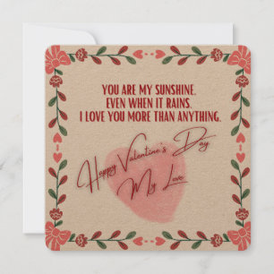 Cartão De Festividades Placas de dia de os namorados