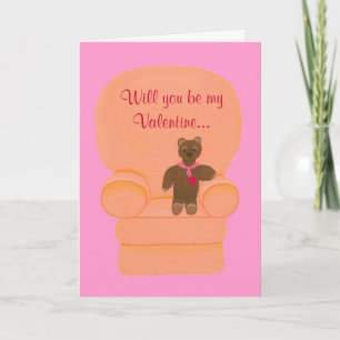 Cartão De Festividades Placas de Proposta de Casamento do Urso de Teddy