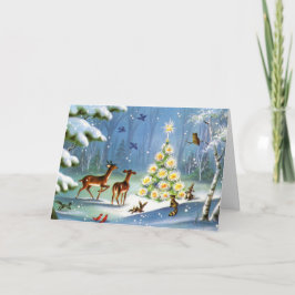 Cartão De Festividades Placas natais vintages