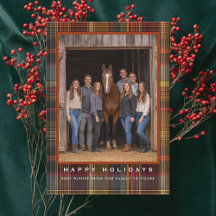 Plaid Tartan Equestre Natal Rancho