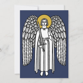 Cartão De Festividades Planat do Angel Medieval
