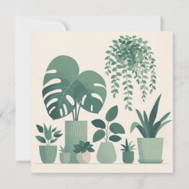 Cartão De Festividades Plantas De Vinho Verde De Natal