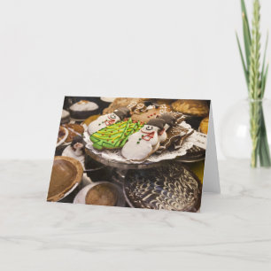 Cartão De Festividades Plate of Fresh Christmas Cookies