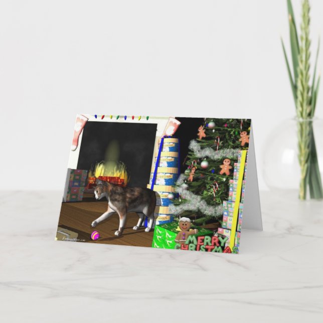 Cartão De Festividades Playtime do feriado, (Frente)