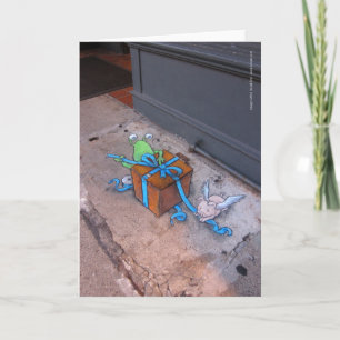 Cartão De Festividades Plug- go de empacotamento de presentes