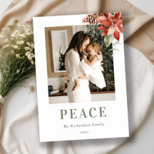 Pobre de Poinsettia Bunch Photo Watercolor