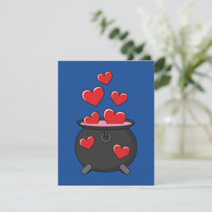 Cartão De Festividades Poção de Amor de Corações