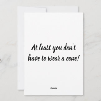 Cartão De Festividades Pode ser pior, pelo menos você não tem que vestir