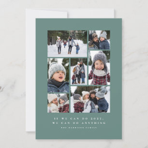 Cartão De Festividades Podemos fazer qualquer colagem de fotos de Ano Nov