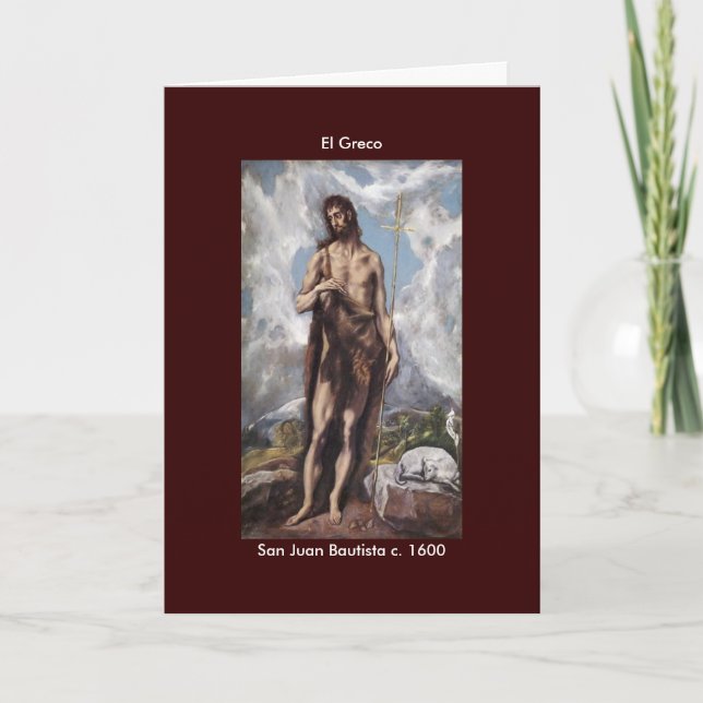 Cartão De Festividades Poder El Greco - personalizado (Frente)