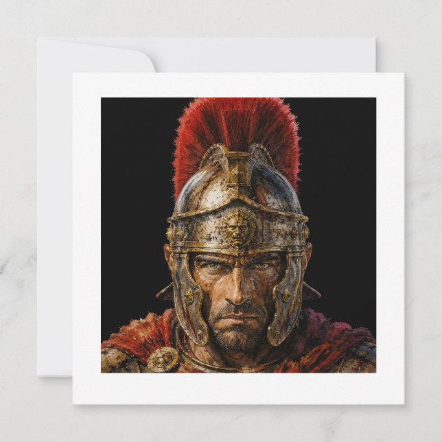 Cartão De Festividades Poder Primal 013 — Centurião (Frente)