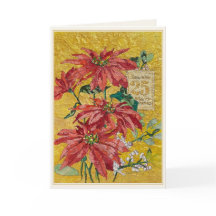 Poinsettia Dourada | Natal de Arte Fina de 25 de D