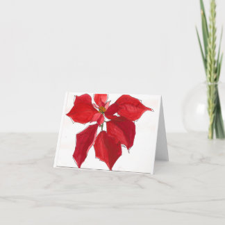 Cartão De Festividades pointsetta