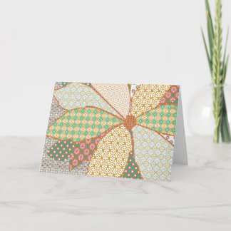 Cartão De Festividades Pointsetta do Applique