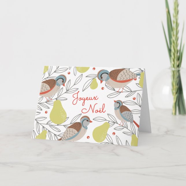 Cartão De Festividades Poirier Carte de Noël (Frente)