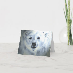 Cartão De Festividades Polar Bear