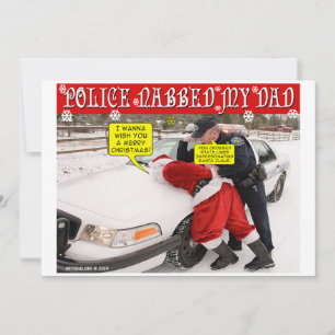 Cartão De Festividades Polícia Prendeu Meu Pai