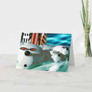 Cartão De Festividades Pólo Norte