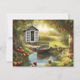 Cartão De Festividades Pomar de Maçarita Sunny