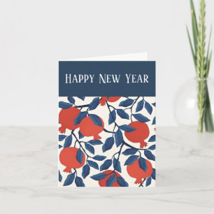 Cartão De Festividades Pomegranato Feliz Ano Novo