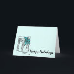 Cartão De Festividades Ponte de Brooklyn Natal Hanukkah NYC Férias<br><div class="desc">Os cartões apresentam uma ilustração original de marcador de um ponto turístico de Nova York, a Ponte de Brooklyn, "vestida" para a temporada de férias. Perfeito para Hanukkah ou Natal! Esta ilustração de Chanukah também está disponível em outros produtos. Não vê o que você está procurando? Precisa de ajuda com...</div>