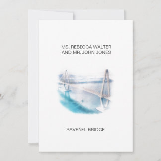 Cartão De Festividades Ponte Ravenel - Charleston