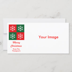 Cartão De Festividades Pop Art Snowflakes