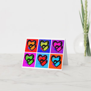 CARTÃO DE FESTIVIDADES POP HEARTS