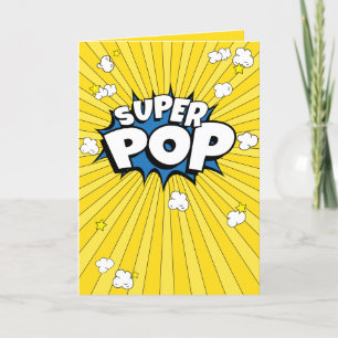 Cartão De Festividades POP SUPER! Sombra De Amarelo, Divertido, Vazio