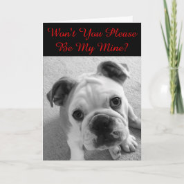 Cartão De Festividades Por Favor, Seja Meu Namorados