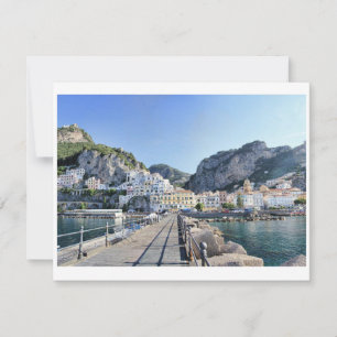 Cartão De Festividades Porta Costeira Amalfi