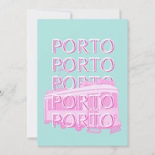 Cartão De Festividades Porto Viagem Art, Portugal Viagem Art