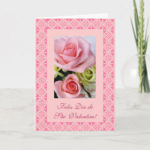 Cartão De Festividades Português: dia de os namorados - Dia de São Valent