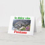 Cartão De Festividades Positano Italia<br><div class="desc">Positano Italia. Esta é uma grande maneira de mostrar seu orgulho italiano e de seu amor de Positano. Excelente para um t-shirt ou uns t-shirt,  aventais,  botões,  ímãs e mais….  Grande presente para alguns Natal,  aniversários,  dia das mães,  dia dos pais e diário da ocasião especialmente.</div>