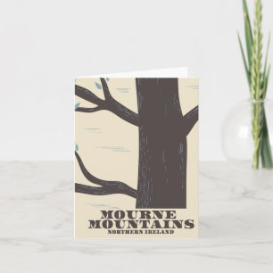 Cartão De Festividades poster de viagens da irlanda do norte