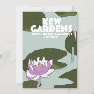 Cartão De Festividades Poster de viagens Kew Gardens London