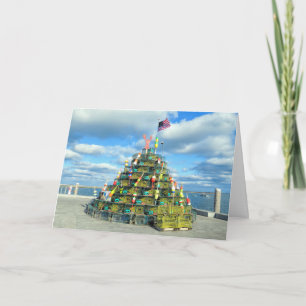 Cartão De Festividades Potes de lavagante MÃES de Plymouth