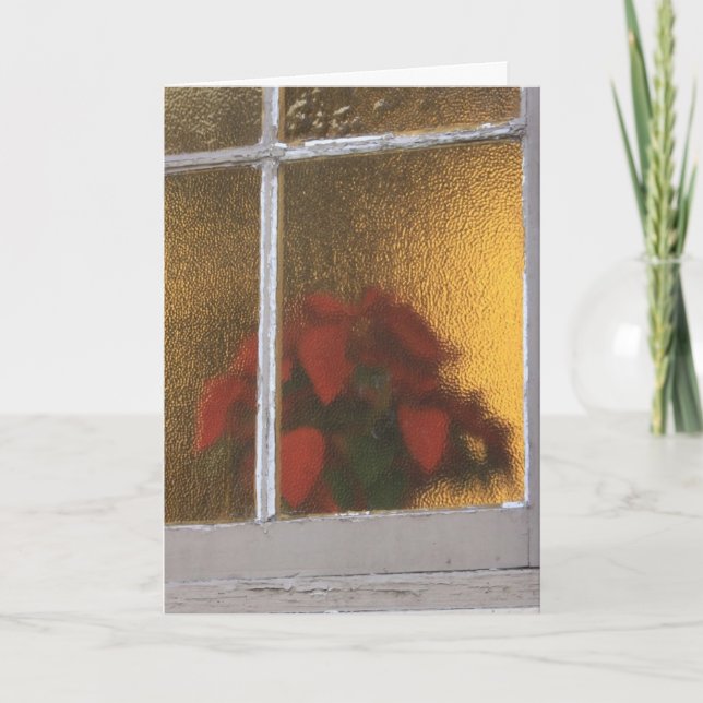 Cartão De Festividades Pouca igreja da janela de Villita do La no Natal (Frente)