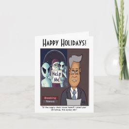 Cartão De Festividades Praça da Cadeia de Suprimentos