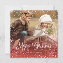 Praça de Fotos do Script de Natal da Neve