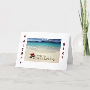 CARTÃO DE FESTIVIDADES PRAIA BONITA OU BONITA DESEJOS DE NATAL