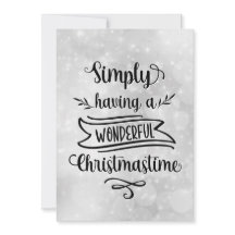 Prata simplesmente tendo um Natal maravilhoso